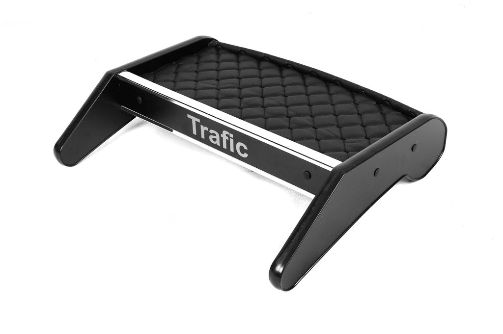 Dashboard Shelf (2010-2014, Black with Black Stitching) for Renault Trafic 2001–2015 - image 1
