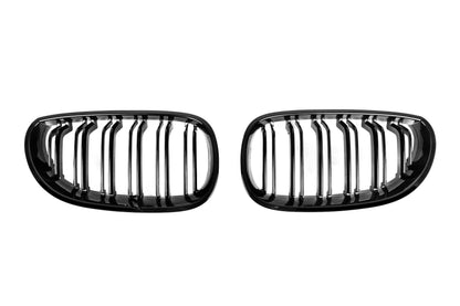Kidneys M-Look (Gloss Black) for BMW 5 Series E60/E61 2003-2010 - image 3