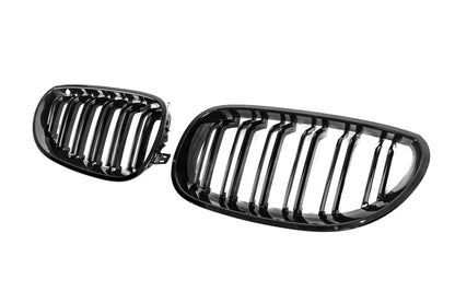 Kidneys M-Look (Gloss Black) for BMW 5 Series E-60/61 2003-2010 - image 4