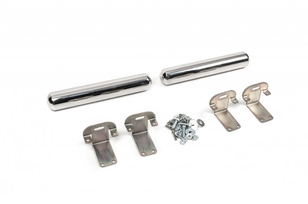 Side pipes behind rear wheel (2 pcs, stainless steel) for Mercedes Sprinter W906 2006-2018 - image 7