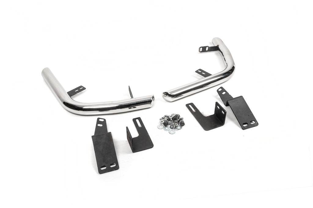 Rear corners AK003 (2 PCs, stainless steel) for Toyota Land Cruiser Prado 120 - Reelken Auto