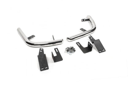 Rear corners AK003 (2 PCs, stainless steel) for Toyota Land Cruiser Prado 120 - Reelken Auto