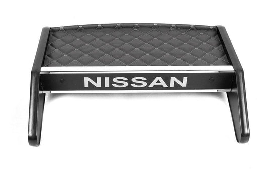 Shelf on the panel (2010-2014, Gray with gray thread) for Nissan Primastar 2002-2014 - Reelken Auto
