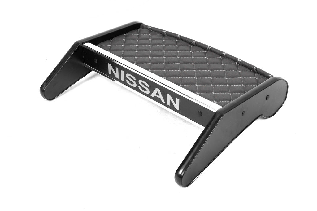 Dashboard shelf (2010-2014, Gray with gray stitching) for Nissan Primastar 2002-2014 - image 1