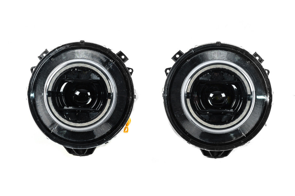 Front Headlights Design-2023 Black (2006-2017) for Mercedes G сlass W463 1990-2018 - image 2