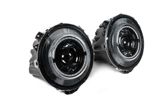 Front Headlights Design-2023 Black (2006-2017) for Mercedes G сlass W463 1990-2018 - image 1