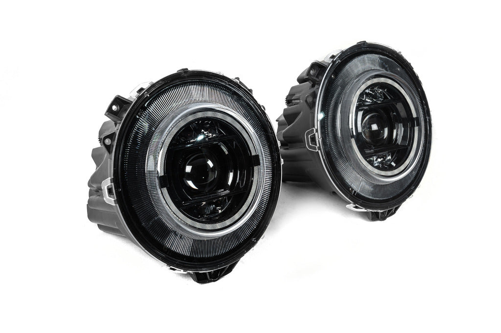 Front Headlights Design-2023 Black (2006-2017) for Mercedes G сlass W463 1990-2018 - image 1