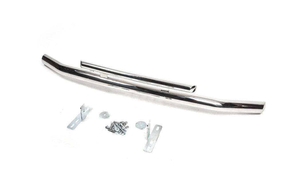 Front protection ST014 (stainless) for Mitsubishi Pajero Wagon IV - image 3