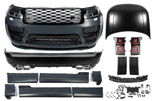 Restyling kit in SVO 2018+ (with headlights) for Range Rover IV L405 2013-2021 - Reelken Auto