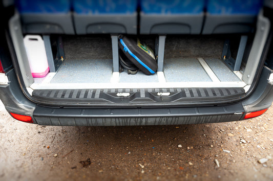 Rear Bumper Protector EuroCap (ABS) for Volkswagen Crafter 2006-2016 - image 1