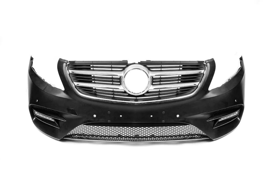 V-class AMG front bumper assembled for Mercedes Vito / V-class W447 2014↗ year - image 1