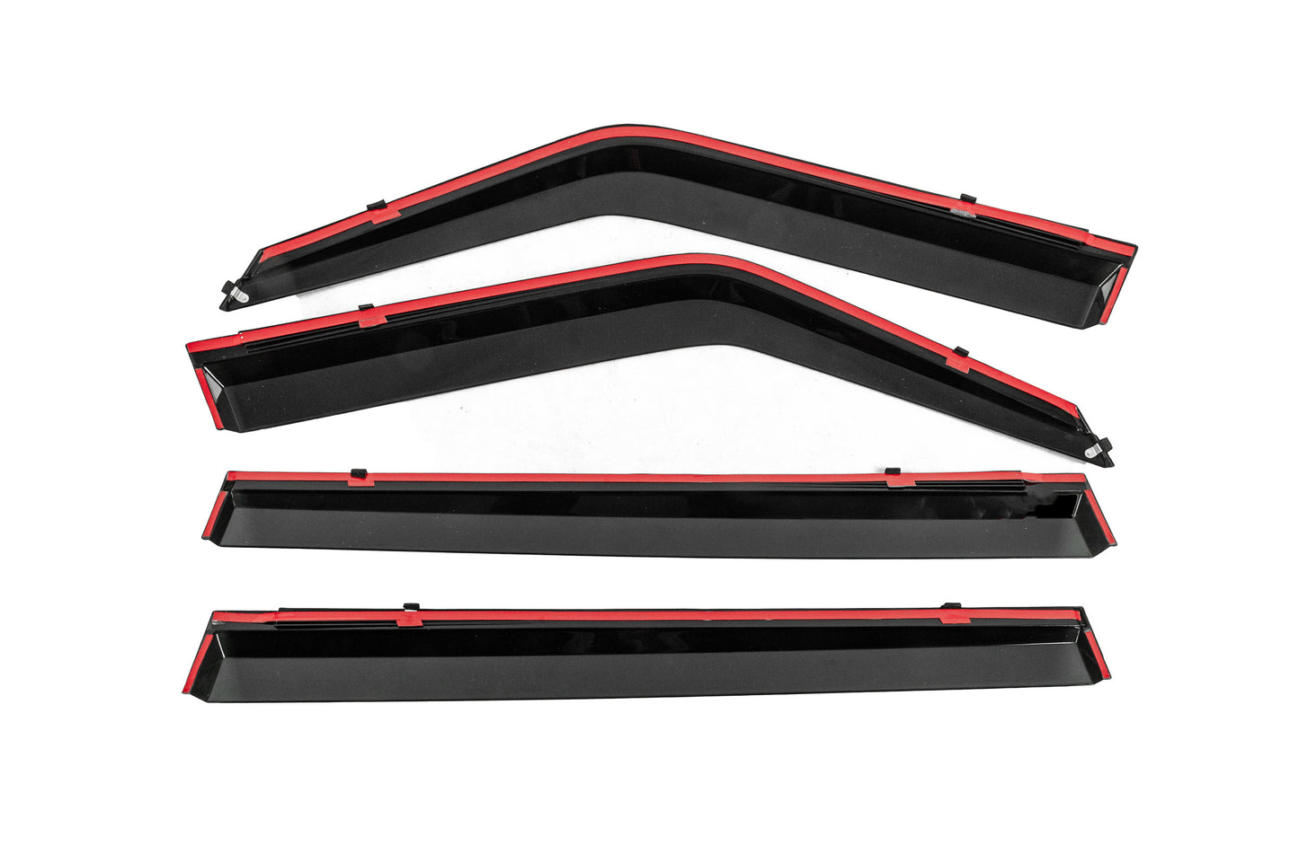 Window Deflectors with Chrome Trim Niken Luxury (4 pcs) for Infiniti QX80 2013-2024 - image 4