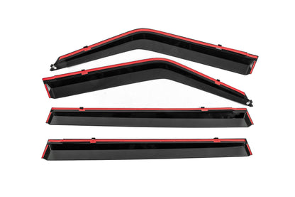 Window Deflectors with Chrome Trim Niken Luxury (4 pcs) for Infiniti QX80 2013-2024 - image 4