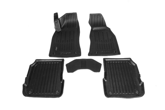 Stingray 3D Rubber Floor Mats (5 pcs, Polyurethane) for Audi A6 C5 1997-2001 - image 1