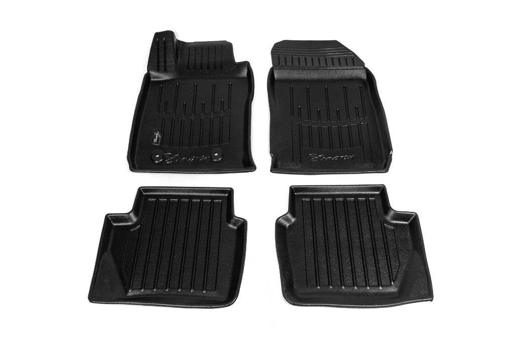 Stingray 3D rugs for USA (4 pcs, polyurethane) for Ford Fiesta 2008-2017 - Reelken Auto