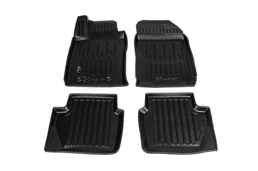 Stingray 3D rugs for USA (4 pcs, polyurethane) for Ford Fiesta 2008-2017 - Reelken Auto
