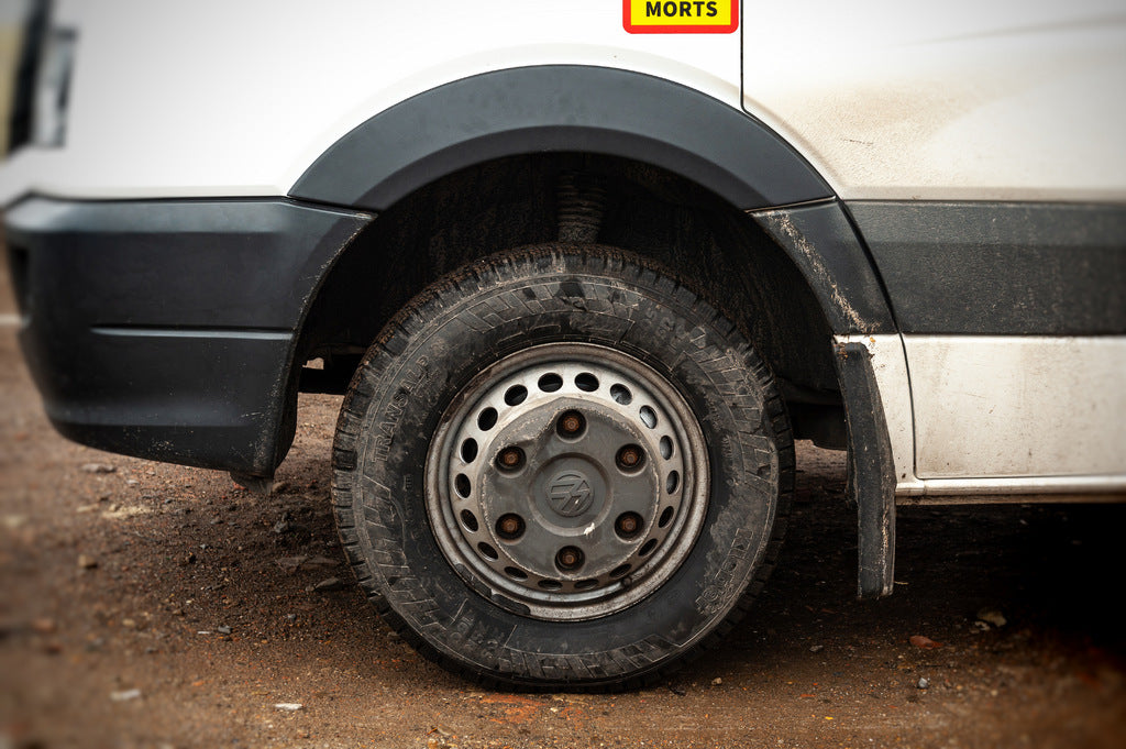 Wide fender flares (4 pcs, black) for Mercedes Sprinter W906 2006-2018 - image 1