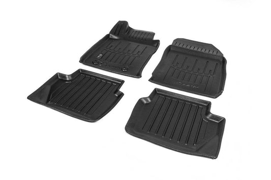 Stingray 3D rugs for USA (4 pcs, polyurethane) for Ford Fiesta 2008-2017 - Reelken Auto