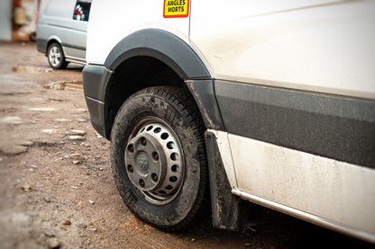 Wide fender flares (4 pcs, black) for Volkswagen Crafter 2006-2016 - image 3