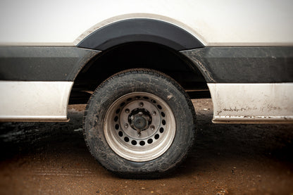 Wide fender flares (4 pcs, black) for Volkswagen Crafter 2006-2016 - image 2