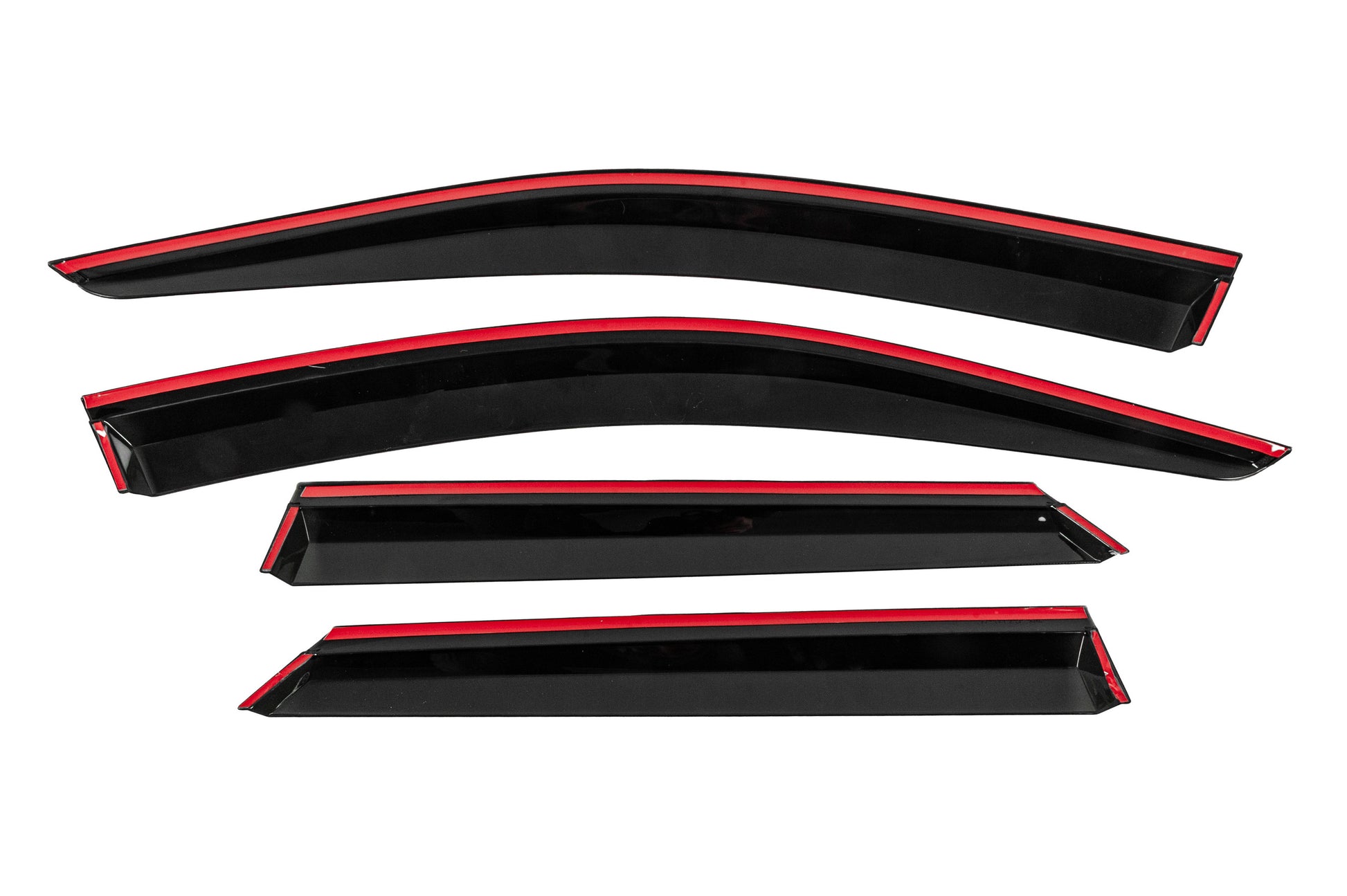 Window Deflectors with Chrome Trim Niken Luxury (4 pcs) for Volkswagen T-Cross 2019- - image 4