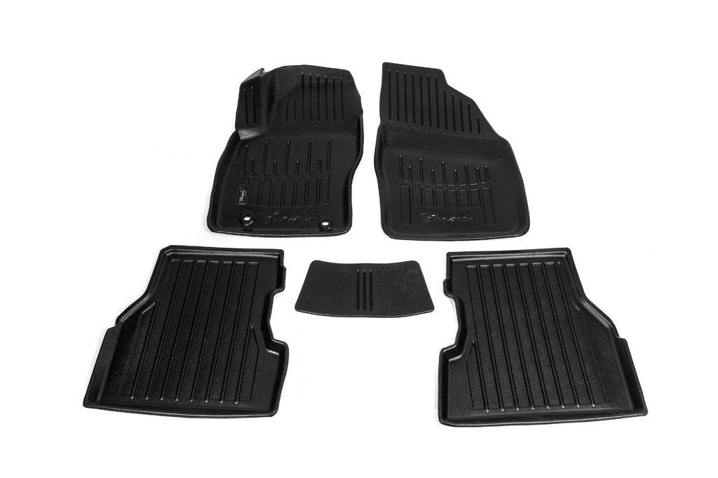 Stingray 3D rugs (5 pcs, polyurethane) for Ford Focus II 2005-2008 - Reelken Auto