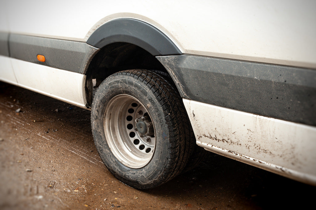 Wide fender flares (4 pcs, black) for Mercedes Sprinter W906 2006-2018 - image 6