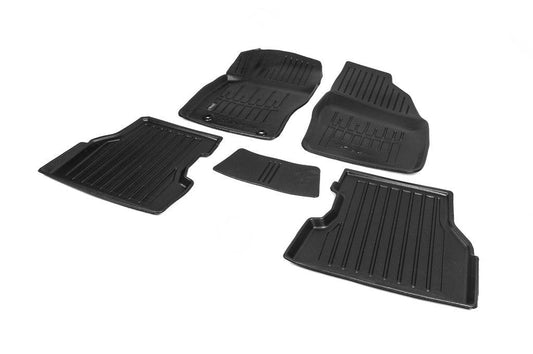 Stingray 3D rugs (5 pcs, polyurethane) for Ford Focus II 2008-2011 - Reelken Auto