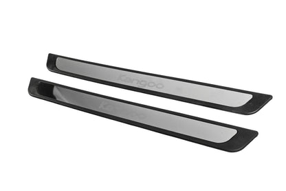 Stainless Steel Door Sill Protectors Carmos V2 (2 pcs) for Renault Kangoo 2008-2020 - image 2