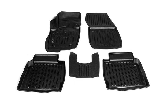 Stingray 3D rugs (5 pcs, polyurethane) for Ford Mondeo 2014-2022 - Reelken Auto