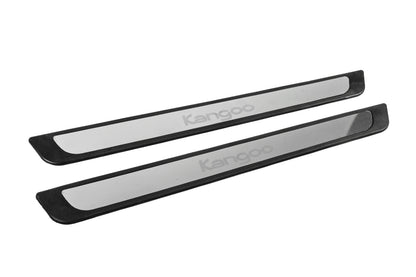 Stainless Steel Door Sill Protectors Carmos V2 (2 pcs) for Renault Kangoo 2008-2020 - image 3