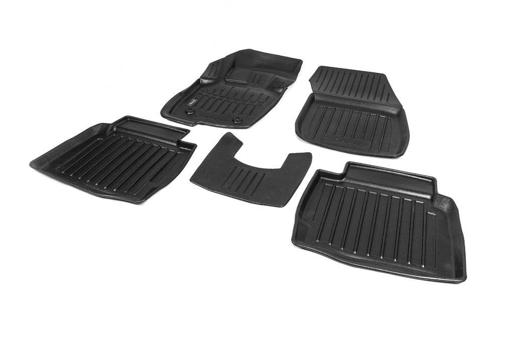 Stingray 3D rugs (5 pcs, polyurethane) for Ford Mondeo 2014-2022 - Reelken Auto