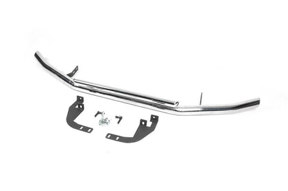 Front protection ST014 (stainless) for Mitsubishi Pajero Sport 2008-2015 - Reelken Auto