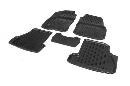 Stingray 3D rugs (5 pcs, polyurethane) for Ford Focus III 2011-2017 - Reelken Auto