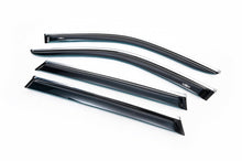 Window deflectors with chrome trim (4 pcs, HIC) for Subaru Outback 2009-2014 - image 1