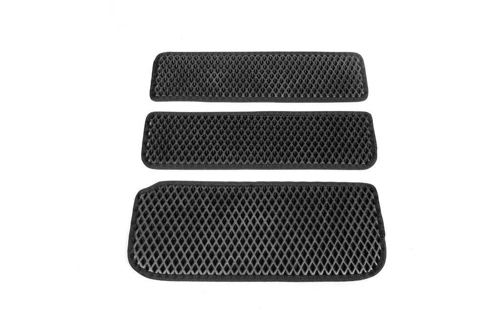 Door sills (3 pieces, EVA, black) for Opel Vivaro 2001-2015 - Reelken Auto