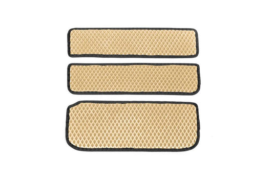 Doormats (3 pcs., EVA, Beige) for Renault Trafic 2001-2015 - Reelken Auto