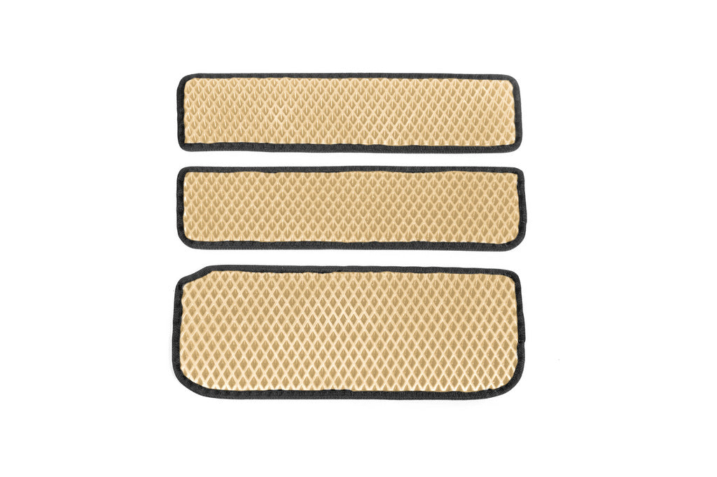 EVA Door Sill Mats (3 pcs, Beige) for Renault Trafic 2001–2015 - image 1