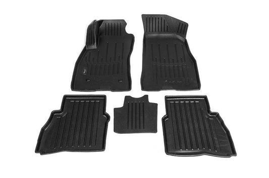Stingray 3D rugs (5 pcs, polyurethane) for Fiat Doblo II 2010-2022 - Reelken Auto