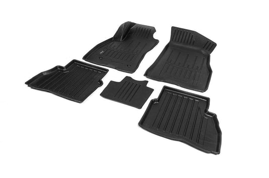 Stingray 3D rugs (5 pcs, polyurethane) for Fiat Doblo II 2010-2022 - Reelken Auto