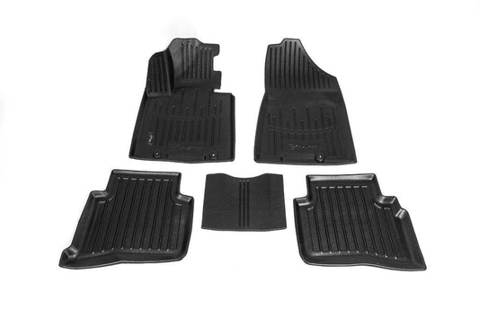 Stingray 3D rugs (5 pcs, polyurethane) for Kia Sportage 2015-2021 - Reelken Auto