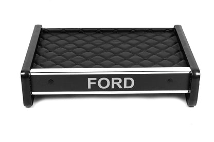 Dashboard Shelf (Black with Black Stitching) for Ford Transit 1991-2000 - image 2