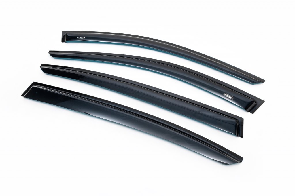 Window Deflectors F02 (4 pcs, HIC) for BMW 7 Series F01/F02 2008-2015 - image 1