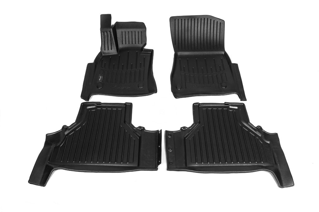 Stingray 3D Rubber Floor Mats (4 pcs, Polyurethane) for BMW X6 E71 2008-2014 - image 1
