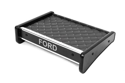 Shelf for a pencil case (Gray with gray thread) for Ford Transit 1991-2000 - Reelken Auto