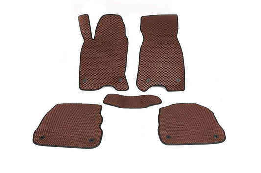 EVA mats (brown) for Audi A6 C5 1997-2001 - Reelken Auto