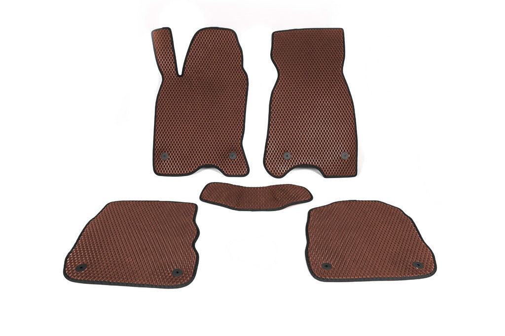 EVA Floor Mats (Brown) for Audi A6 C5 2001-2004 - image 1