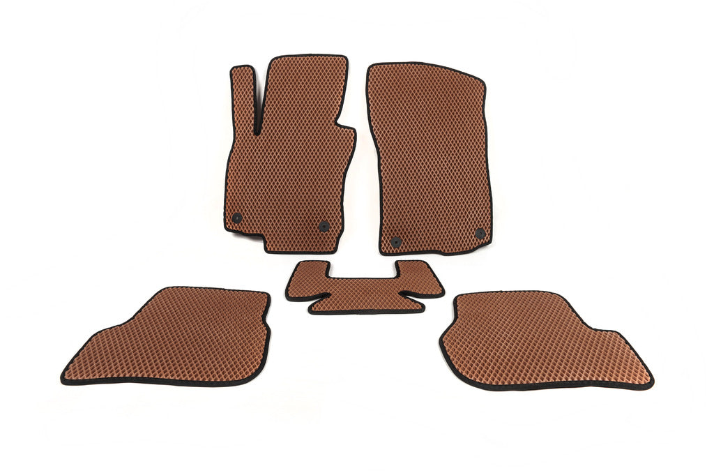 EVA Floor Mats (brick red) for Skoda Octavia II A5 2010-2013 - image 1