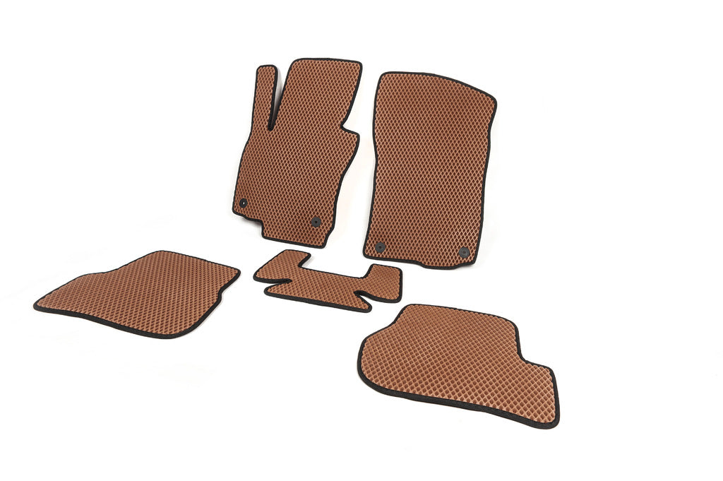 EVA Floor Mats (brick red) for Skoda Octavia II A5 2010-2013 - image 2