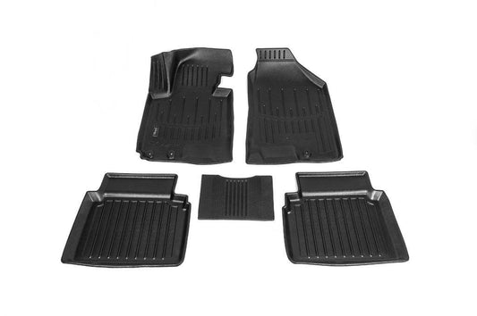Stingray 3D rugs (5 pcs, polyurethane) for Kia Sportage 2010-2015 - Reelken Auto